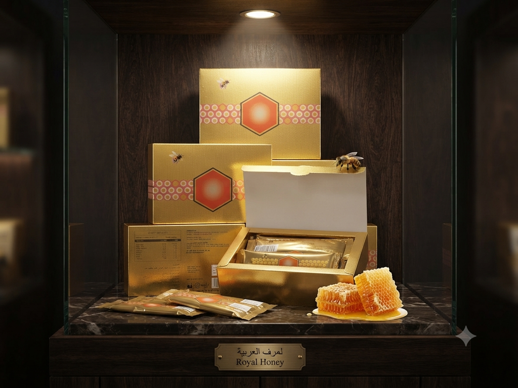 12 Pack Royal Honey Large Gold Box