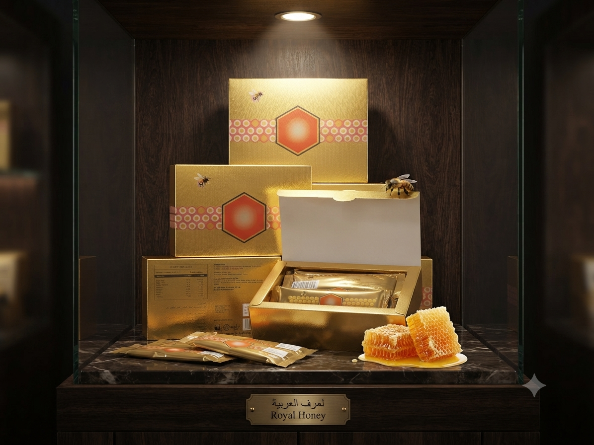 12 Pack Royal Honey Large Gold Box